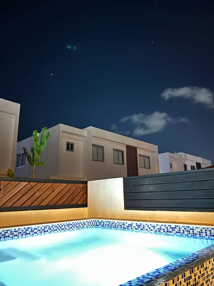 Villa en venta amueblada de 2 habitaciones en bávaro punta cana