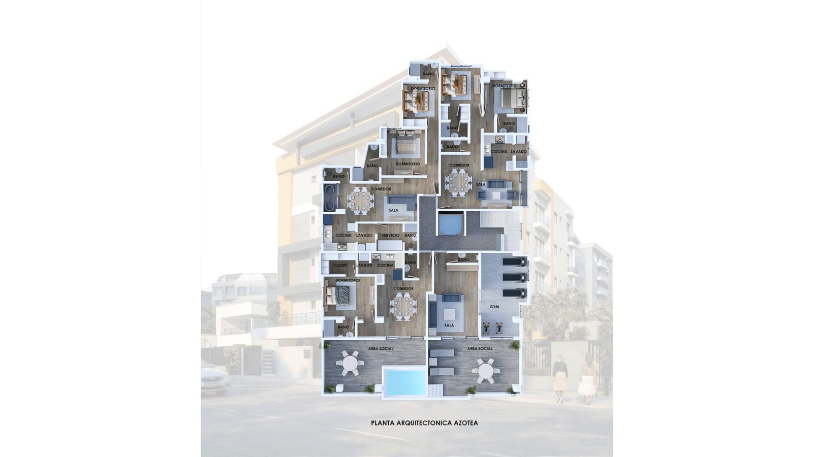 PROYECTO DE APARTAMENTOS DE 2 HABITACIONES EN EL SECTOR HONDURAS, AV. INDEPENDENCIA